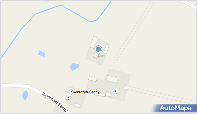 Świerczyn, Świerczyn, 18, mapa Świerczyn