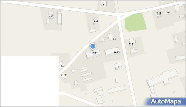 Świerczyna, Świerczyna, 113B, mapa Świerczyna