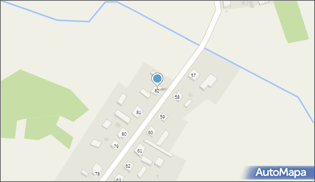 Świerczyna, Świerczyna, 82, mapa Świerczyna