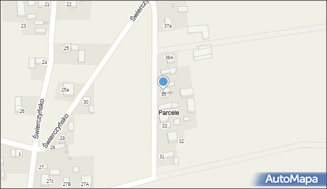 Świerczyńsko, Świerczyńsko, 35, mapa Świerczyńsko
