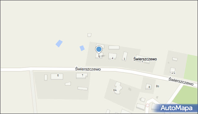 Świerszczewo, Świerszczewo, 5, mapa Świerszczewo