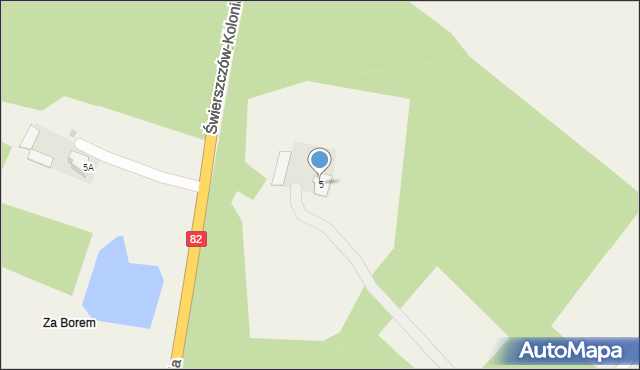 Świerszczów-Kolonia, Świerszczów-Kolonia, 5, mapa Świerszczów-Kolonia