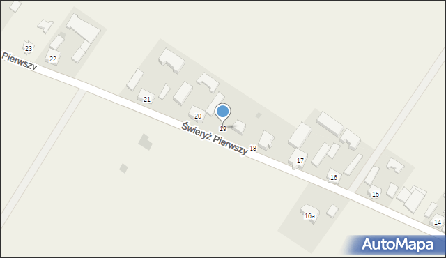 Świeryż Pierwszy, Świeryż Pierwszy, 19, mapa Świeryż Pierwszy