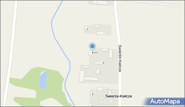 Świerże-Kiełcze, Świerże-Kiełcze, 5, mapa Świerże-Kiełcze