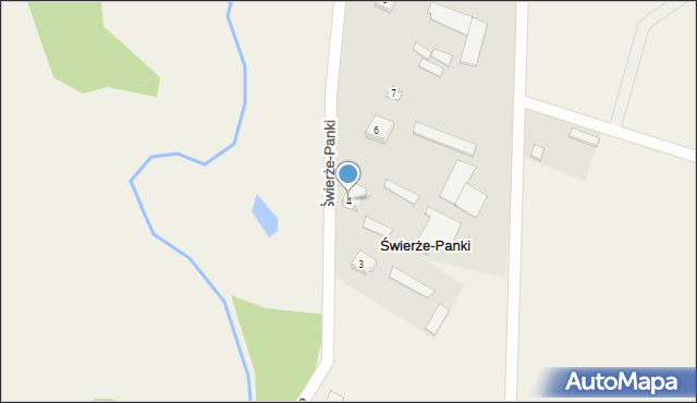 Świerże-Panki, Świerże-Panki, 4, mapa Świerże-Panki