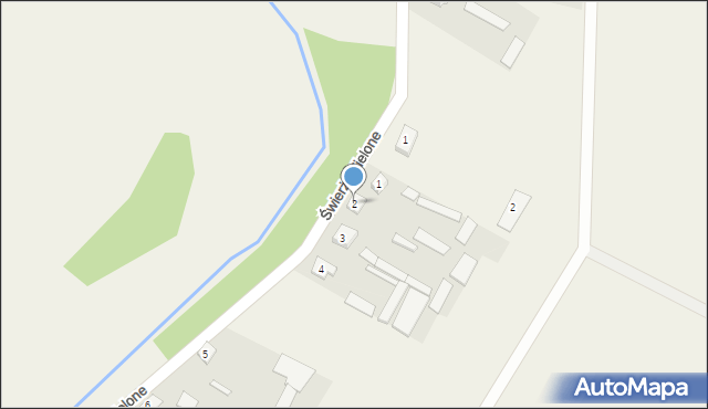 Świerże Zielone, Świerże Zielone, 2, mapa Świerże Zielone