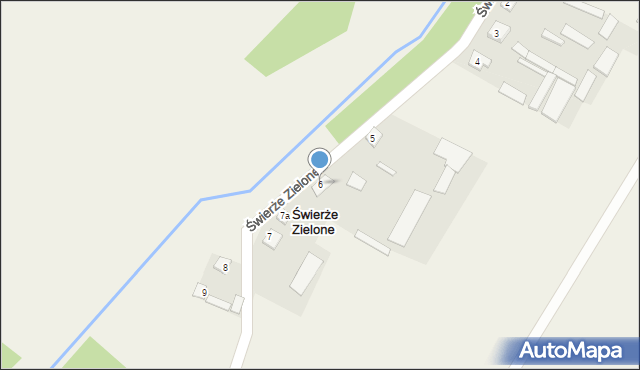 Świerże Zielone, Świerże Zielone, 6, mapa Świerże Zielone