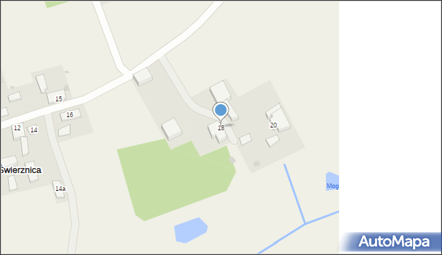 Świerznica, Świerznica, 18, mapa Świerznica