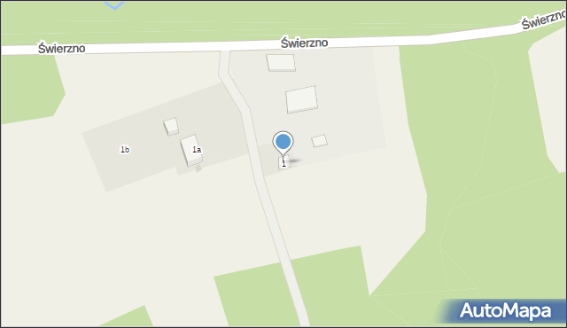 Świerzno, Świerzno, 1, mapa Świerzno
