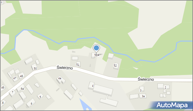 Świerzno, Świerzno, 52A, mapa Świerzno