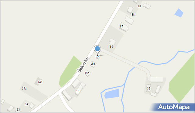 Świerzów, Świerzów, 15c, mapa Świerzów