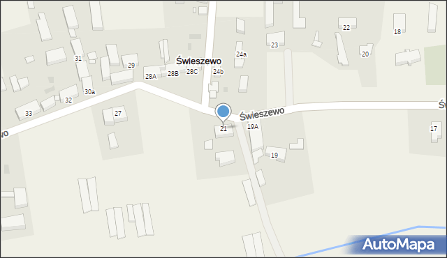 Świeszewo, Świeszewo, 21, mapa Świeszewo