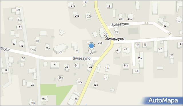 Świeszyno, Świeszyno, 21, mapa Świeszyno