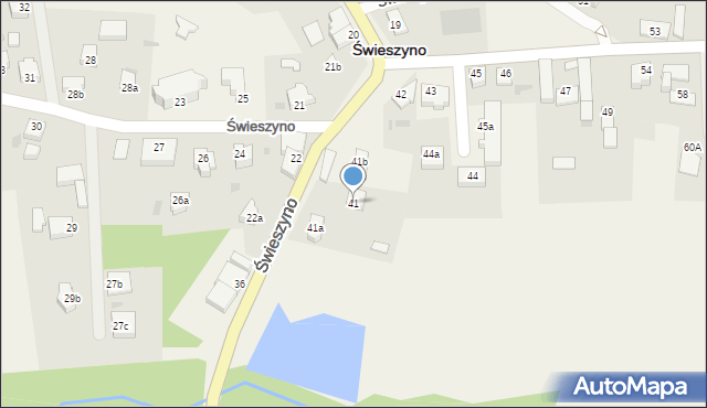 Świeszyno, Świeszyno, 41, mapa Świeszyno