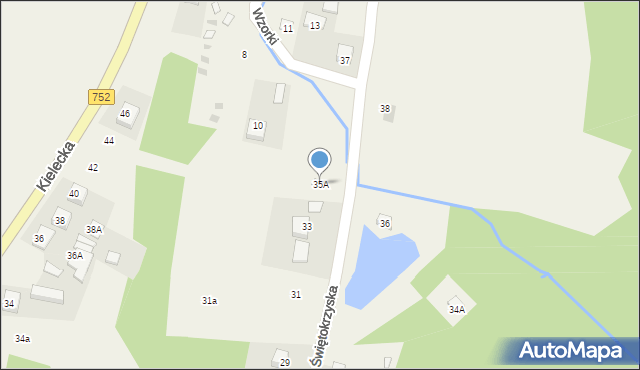 Święta Katarzyna, Świętokrzyska, 35A, mapa Święta Katarzyna