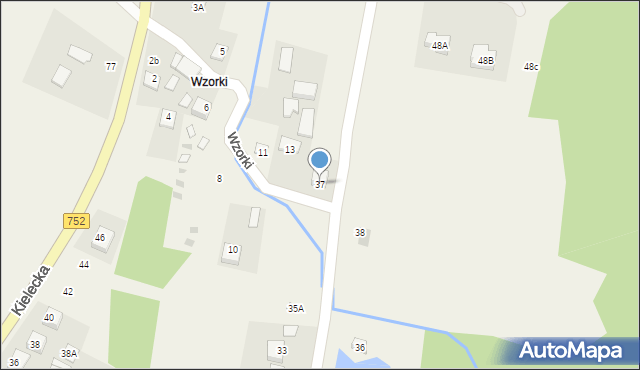 Święta Katarzyna, Świętokrzyska, 37, mapa Święta Katarzyna