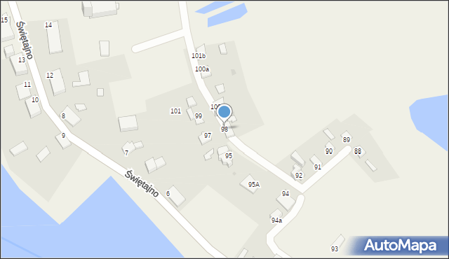 Świętajno, Świętajno, 98, mapa Świętajno