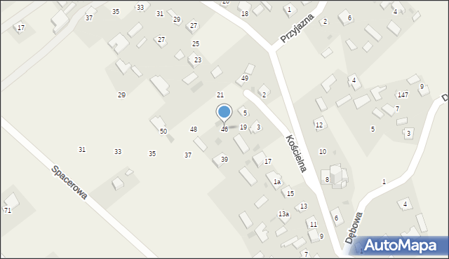 Święte, Święte, 46, mapa Święte