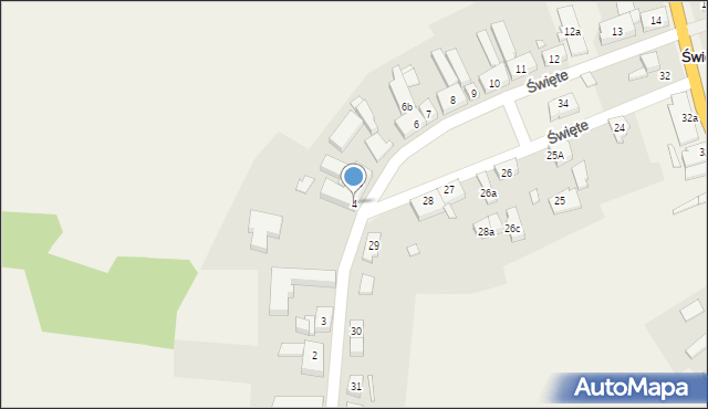 Święte, Święte, 4, mapa Święte