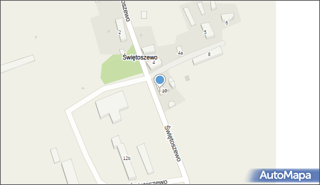 Świętoszewo, Świętoszewo, 10b, mapa Świętoszewo