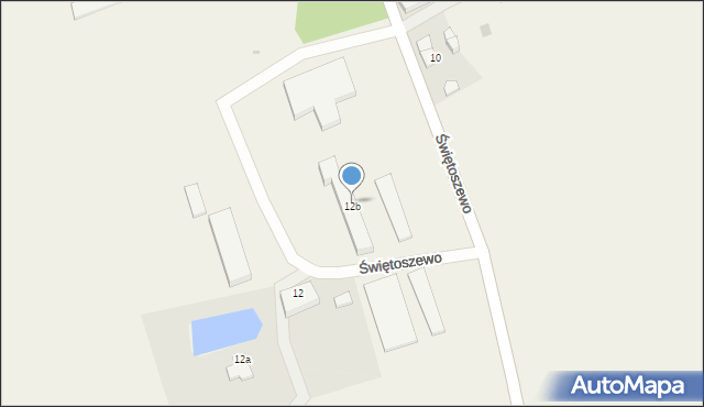 Świętoszewo, Świętoszewo, 12b, mapa Świętoszewo