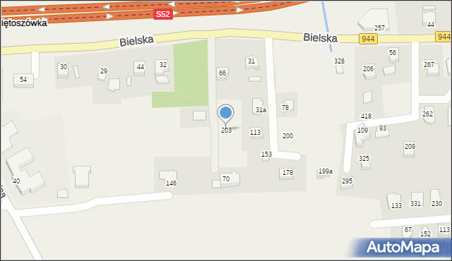 Świętoszówka, Świętoszówka, 203, mapa Świętoszówka