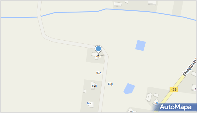 Świętoszyn, Świętoszyn, 62f, mapa Świętoszyn