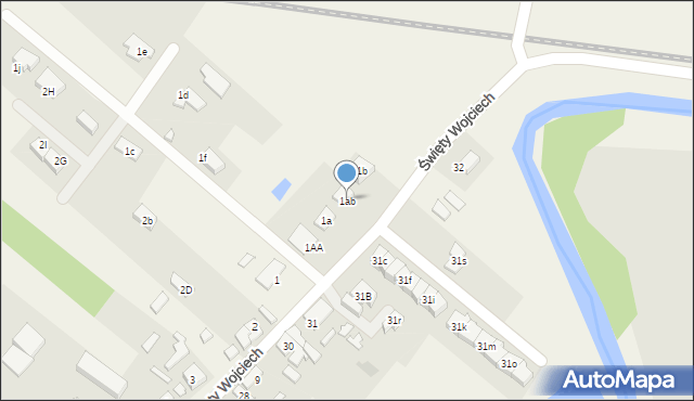 Święty Wojciech, Święty Wojciech, 1ab, mapa Święty Wojciech