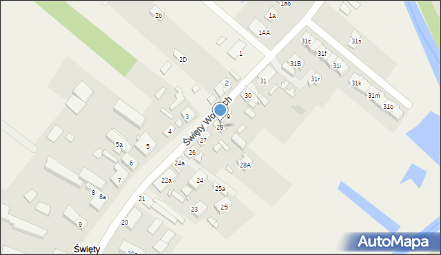 Święty Wojciech, Święty Wojciech, 28, mapa Święty Wojciech
