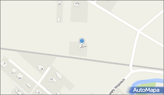 Święty Wojciech, Święty Wojciech, 47c, mapa Święty Wojciech