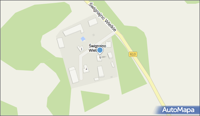 Śwignajno Wielkie, Śwignajno Wielkie, 5, mapa Śwignajno Wielkie