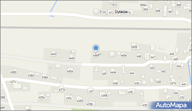 Świlcza, Świlcza, 444d, mapa Świlcza