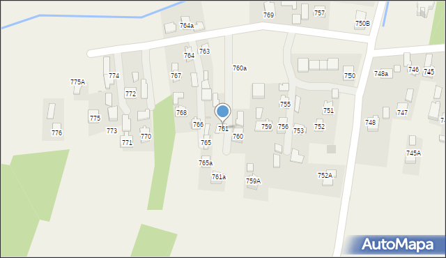 Świlcza, Świlcza, 761, mapa Świlcza