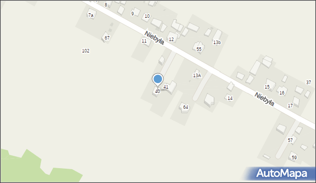 Świńczów, Świńczów, 40, mapa Świńczów