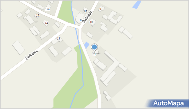 Świniarc, Świniarc, 11, mapa Świniarc