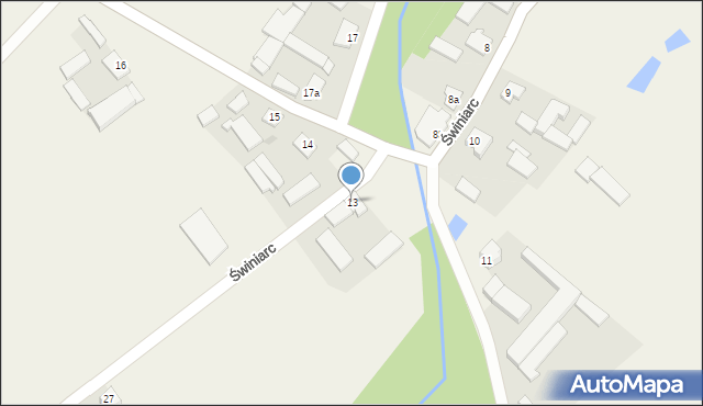 Świniarc, Świniarc, 13, mapa Świniarc
