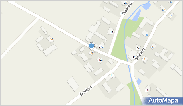 Świniarc, Świniarc, 15, mapa Świniarc