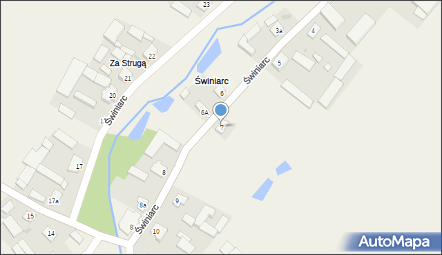 Świniarc, Świniarc, 7, mapa Świniarc