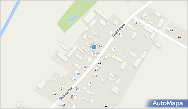 Świniarów, Świniarów, 11, mapa Świniarów