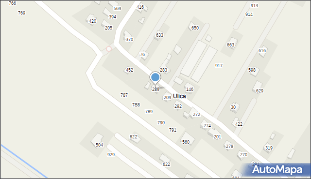 Świniarsko, Świniarsko, 289, mapa Świniarsko