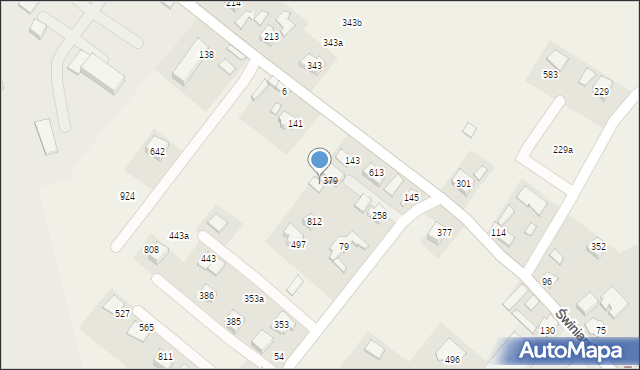 Świniarsko, Świniarsko, 379a, mapa Świniarsko