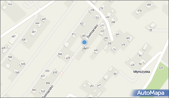 Świniarsko, Świniarsko, 458, mapa Świniarsko