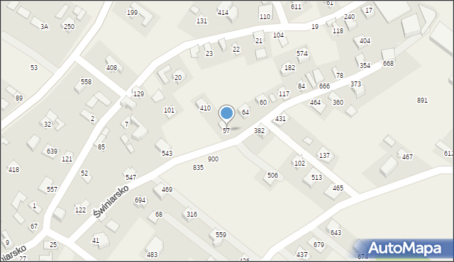 Świniarsko, Świniarsko, 57, mapa Świniarsko