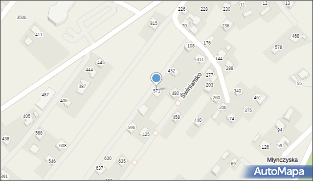 Świniarsko, Świniarsko, 571, mapa Świniarsko