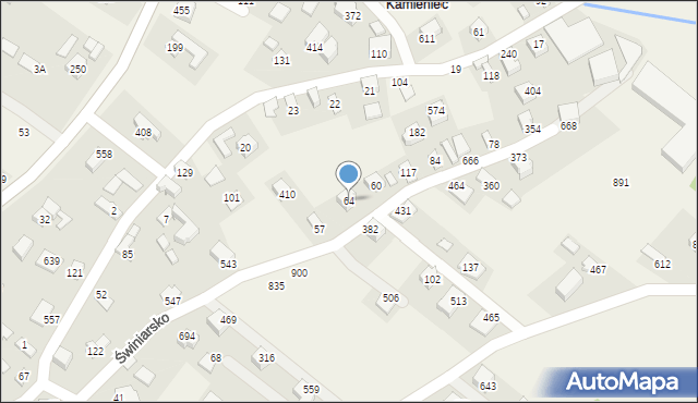 Świniarsko, Świniarsko, 64, mapa Świniarsko