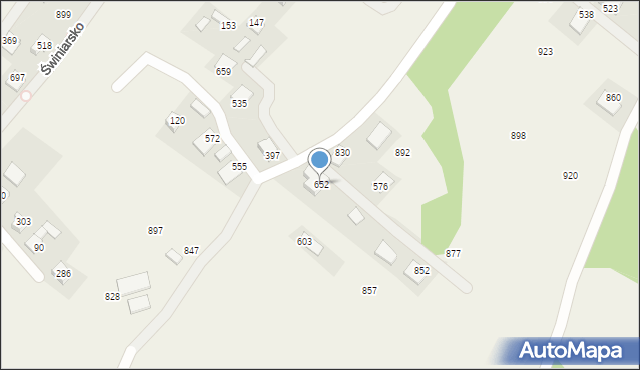 Świniarsko, Świniarsko, 652, mapa Świniarsko