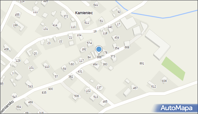 Świniarsko, Świniarsko, 666, mapa Świniarsko