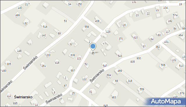 Świniarsko, Świniarsko, 85, mapa Świniarsko