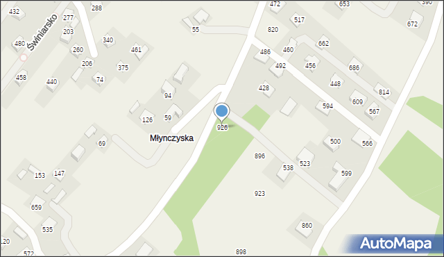 Świniarsko, Świniarsko, 926, mapa Świniarsko