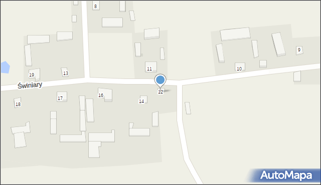 Świniary, Świniary, 12, mapa Świniary